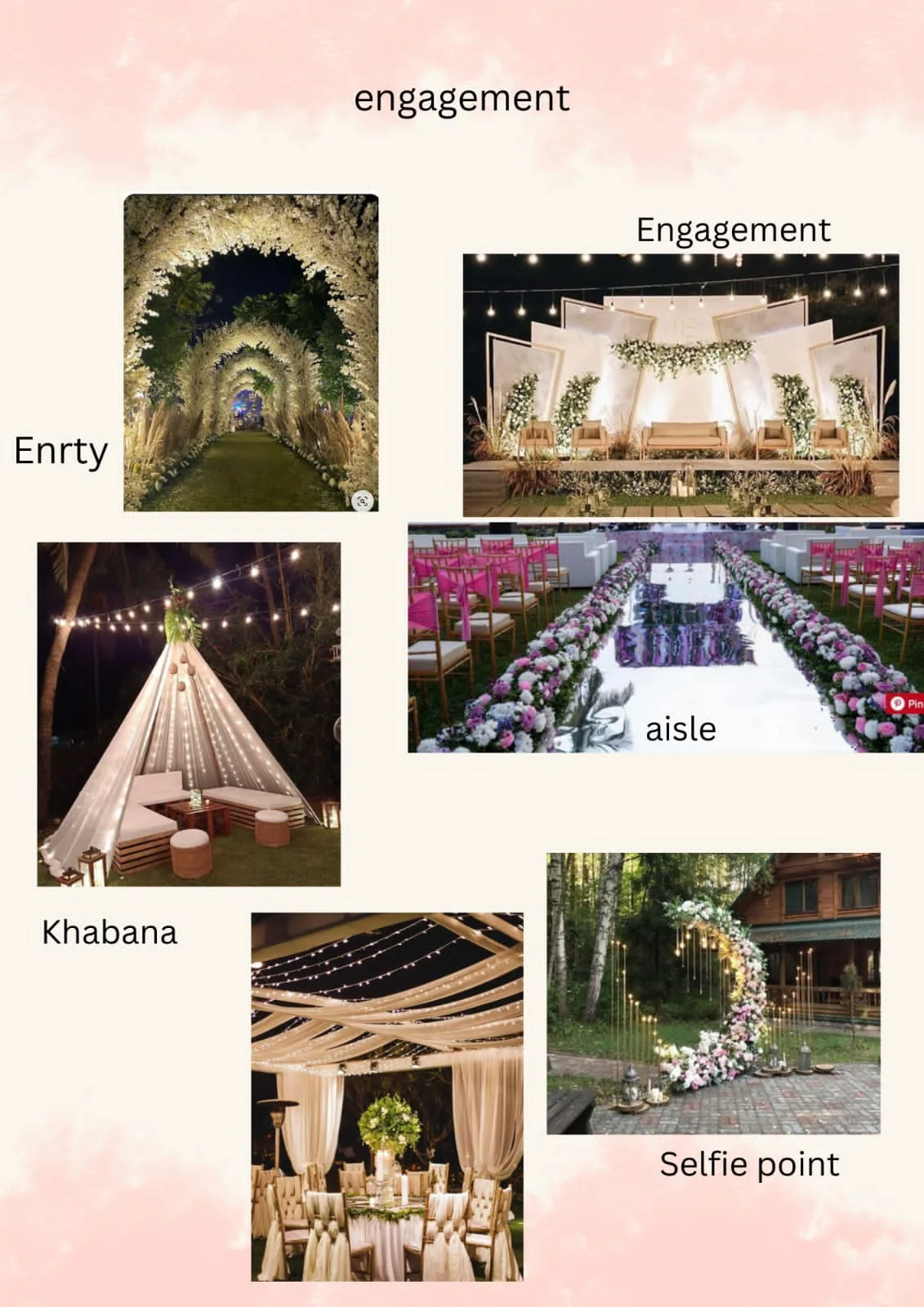 Engagement event planning and décor in Delhi